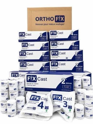 Bande a résine 2`5cm ORTHOPHIX